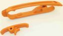 UFO SWINGARM CHAIN SLIDER SX/SX-F ALL 11- ORANGE