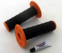 TORC1 RACING ENDURO/MX GRIFFE MX GRIFFGUMMI SET OFF ROAD GESCHLOSSEN SCHWARZ/ORANGE