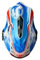 JUST1 MOTO-CROSS PROFI HELM J12 DOMINATOR WEISS-BLAU-ROT