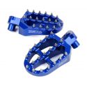 SCHREMS FOOT PEGS ALU HUSQVARNA  2007-2013 BLUE