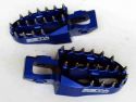 SCHREMS FOOT PEGS ALU HUSQVARNA BLUE