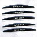 UNI SCHREMS ROLL OFF VISOR MUDFLAP VISOR STRIPES 5 PC.