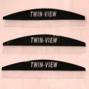 SCHREMS ROLL OFF VISOR MUDFLAP VISOR STRIPES UNIVERSAL 3 PIECES