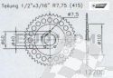 ESJOT ALU 7075T6 KETTENRAD